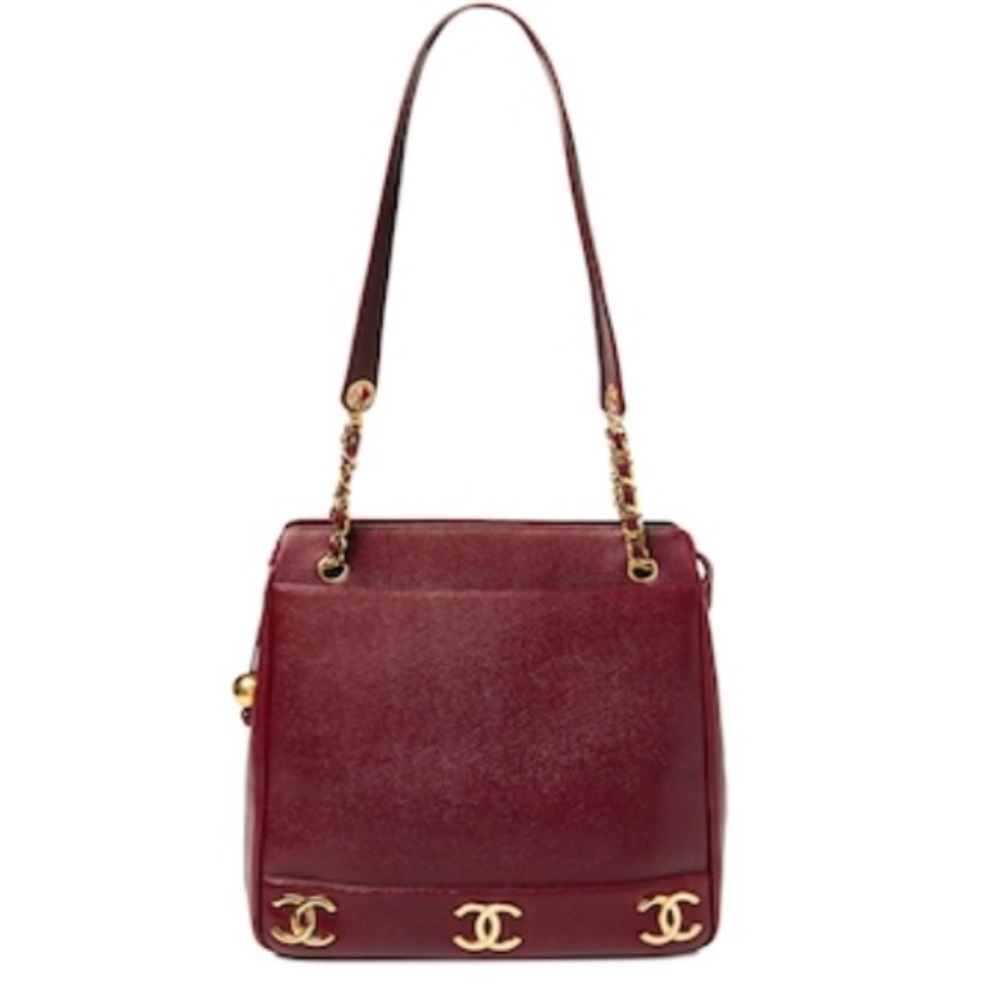 🍷Chanel 6c vintage caviar Tote